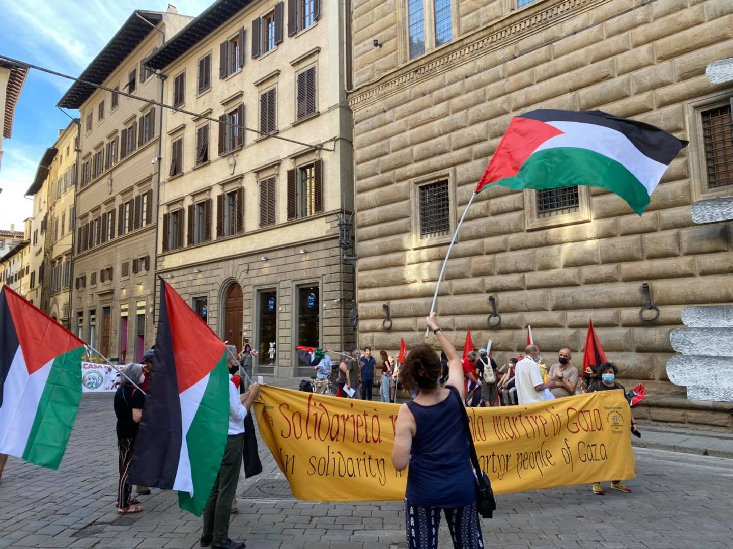 Manifestazione Palestina 27 giugno 2021