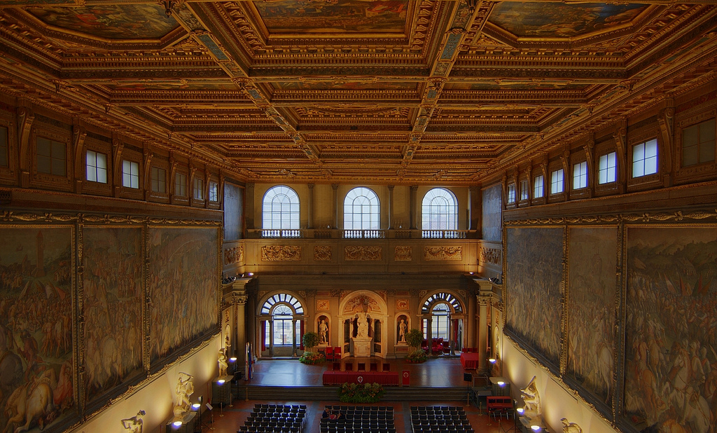 Firenze-palazzo_vecchio_salone dei 500_Foto_wikipedia