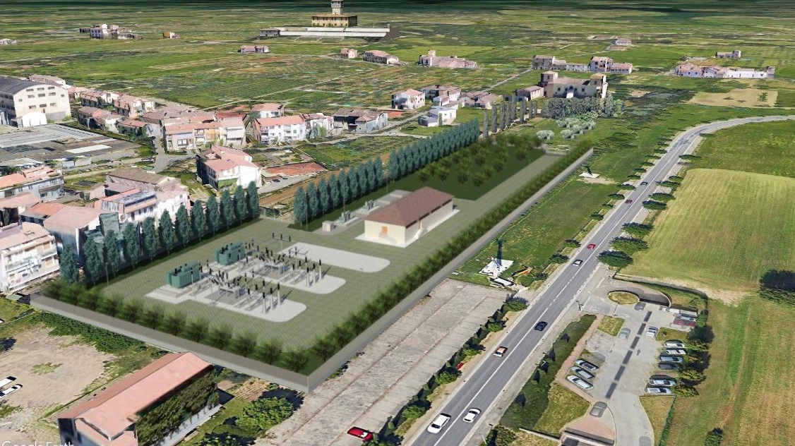 rendering-della-nuova-cabina-elettrica-di-careggi_Foto LaNazione